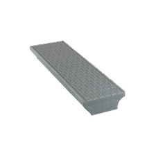 Spur TT Bahnsteig Element zweigleisig gepflastert Betonplatten unlackiert grau