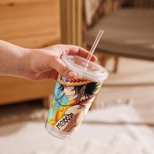 Clear plastic tumbler
