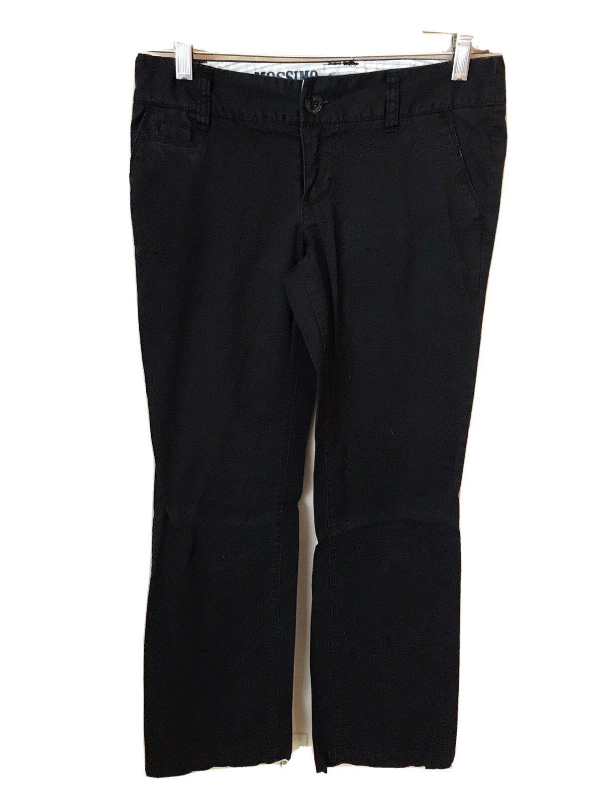 Mossimo Supply Co women's black bootcut pants size 7, low rise eBay