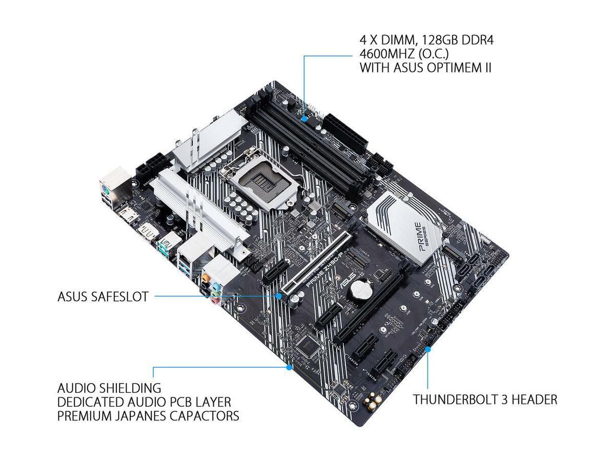 COMBO ASUS PRIME Z490-P LGA 1200 + Intel Core i7 10700KF + COMBO ASUS PRIME Z490-P LGA 1200 + Intel Core i7 10700KF +