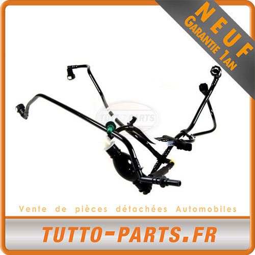 Tuyau carburant avec poire d'amorçage pour moteur 1.4 HDI C2 C3 Nemo Xsara