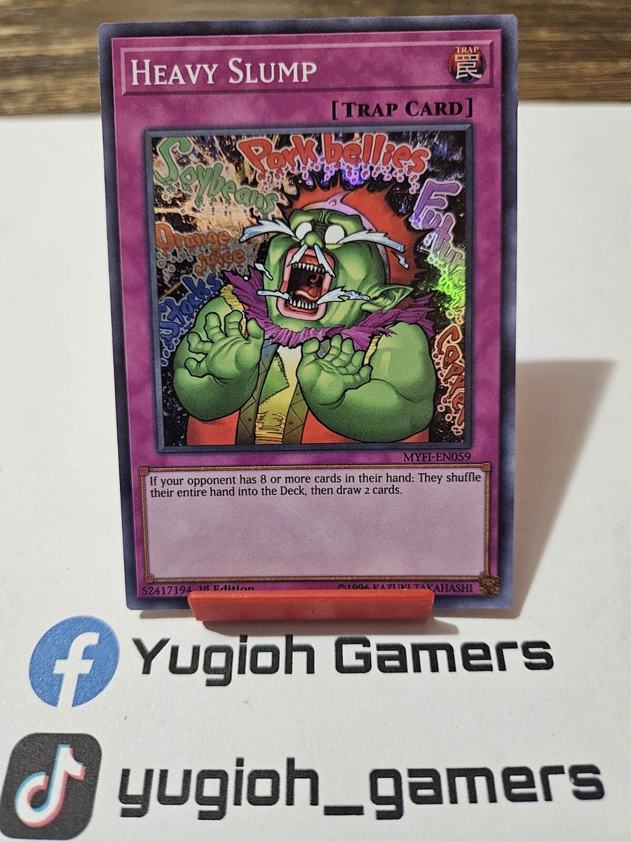 trap heavy decks yugioh Yu-Gi-Oh Heavy Slump FYFI 1st Edition Super Rare Light Played
