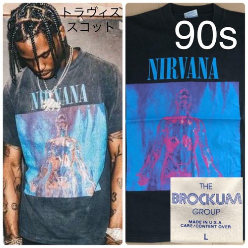 Sliver Nirvana 1992 Vintage Made T 
