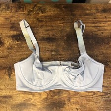 Victoria s Secret Swim Top 34D Shine Strap Wicked Push Up Light Blue New