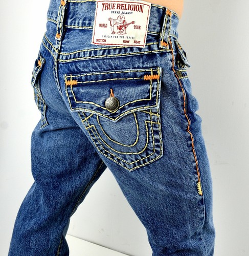 True Religion Men's Geno Medium Wash Super T Relaxed Slim Jeans - 105156 |  eBay