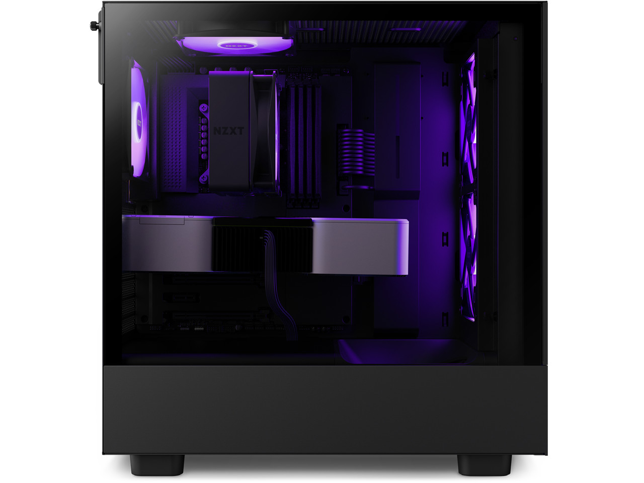 NZXT H Series H5 2023 Flow RGB Edition Корпус ATX Mid Tower черного цвета-CC-H5
