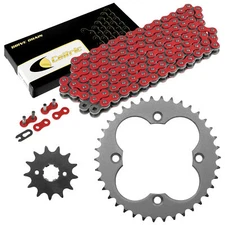 Red Drive Chain And Sprockets Kit for Honda TRX300EX TRX300X Sportrax 300 2X4