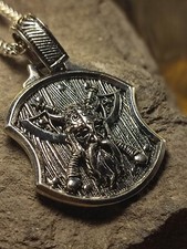 Wikinger Rune Amulett Halskette Kette Anhänger Nordmann Odin Rune Germane