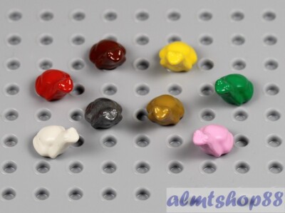 LEGO - 8x Frog Gold Silver Red Green Brown Animal Toad Fairytale Princess Castle