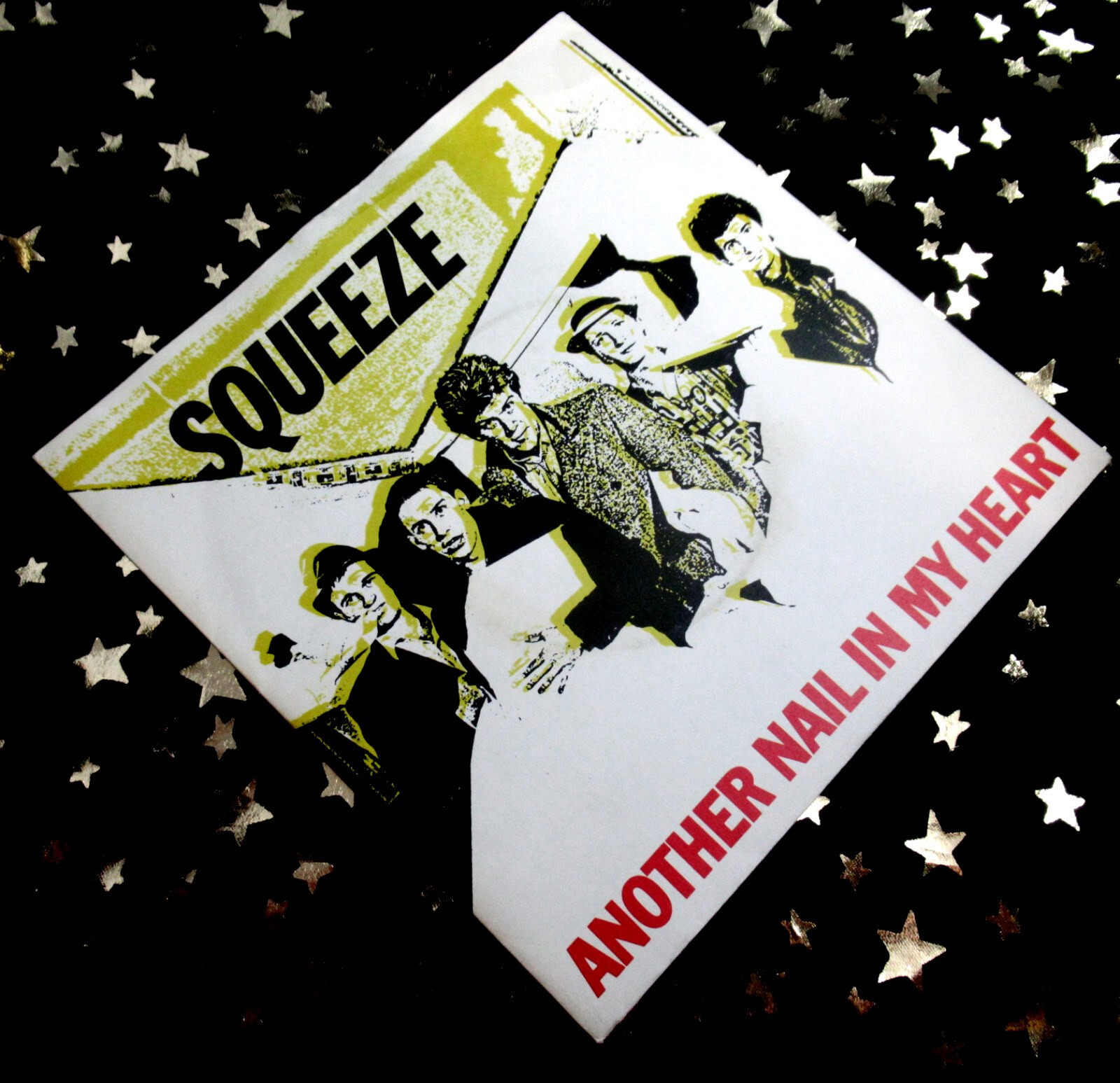 SQUEEZE Another Nail in my Heart * 1980 * TRANSPARENT Vinyl *TOP