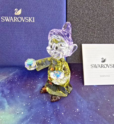 Swarovski Dopey (Snow White) Disney Crystal Figurine - Retired - NIB - Picture 8 of 12