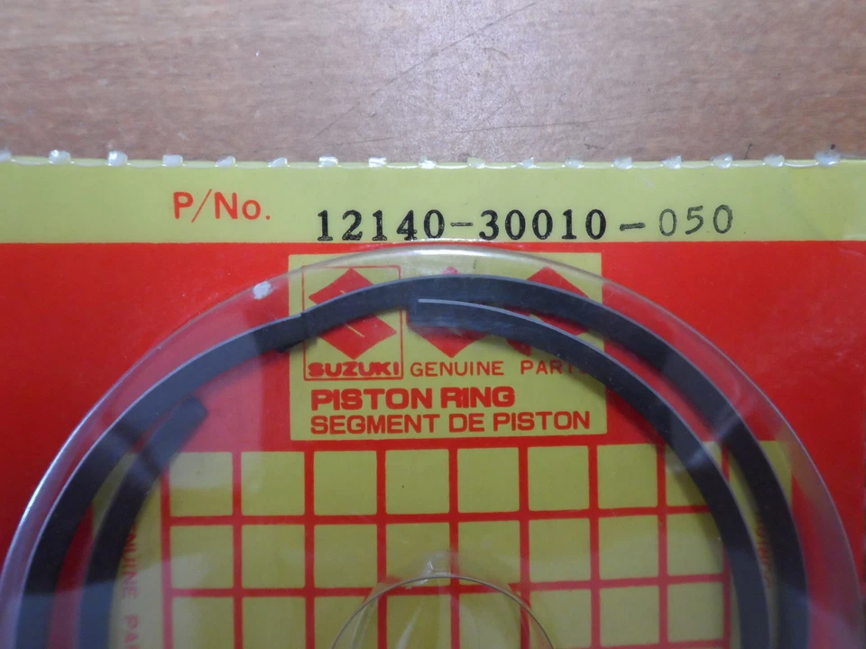 Новые из старых запасов оригинальные кольца Suzuki P OS .50 1968-1981 T500 GT750 TM500 DS250 12140-30010-050 - Изображение 3 из 3