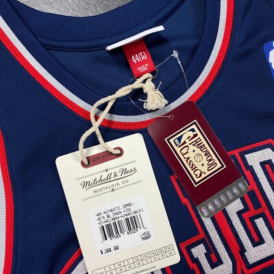 100% Authentic Jason Kidd Mitchell Ness 06 07 NJ Nets Jersey Size