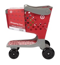 Target Toy Shopping Mini Cart 12 Pieces Kids Groceries Fruit New 2022