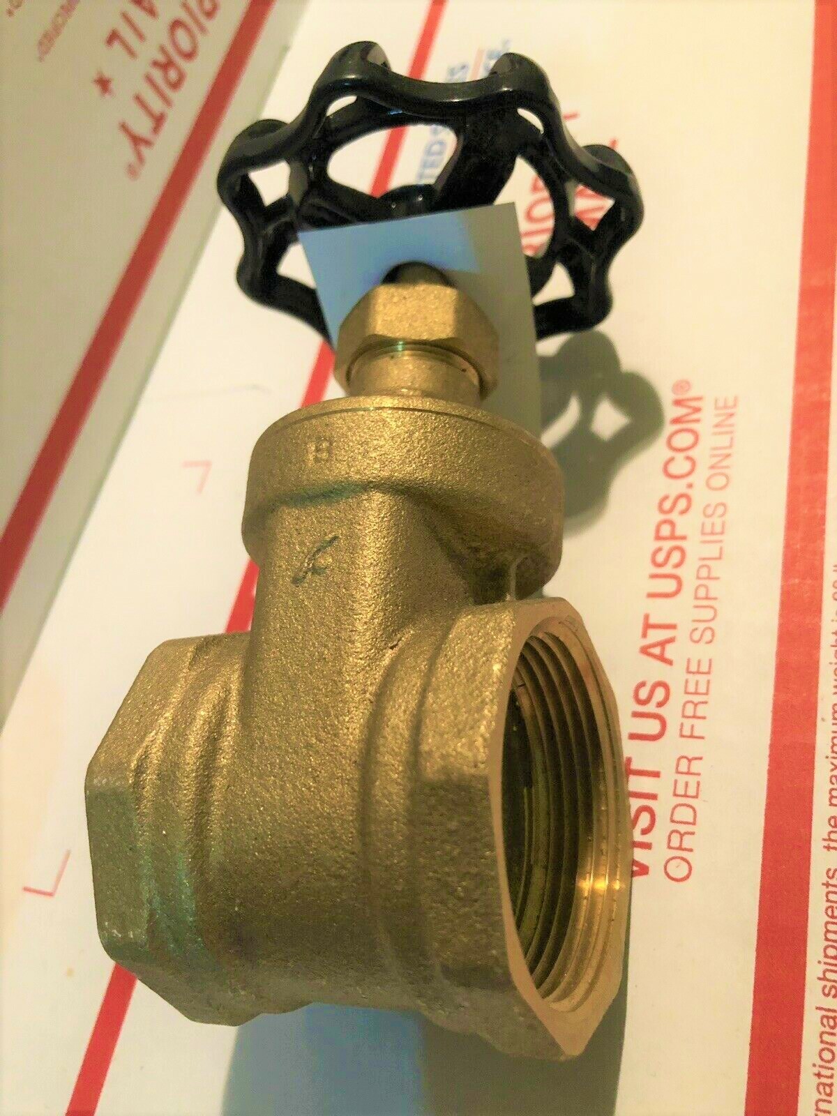 3" Brass 200 Water Oil Gas IPS Female Gate Valve  FIP Threaded