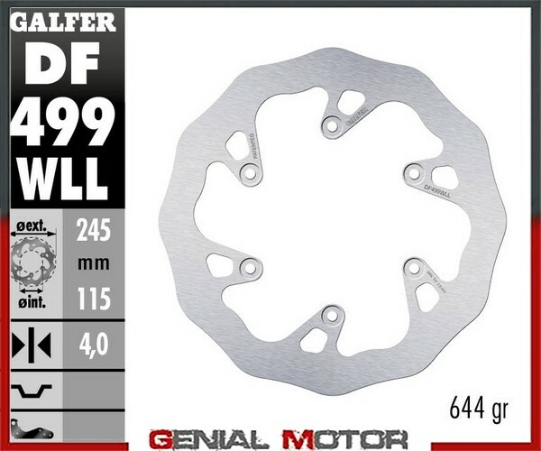 GALFER Hinterrad Bremsscheibe Für Yamaha YZ250F/YZ450F Ab 2003 – Edelstahl, Korrosionsbeständig