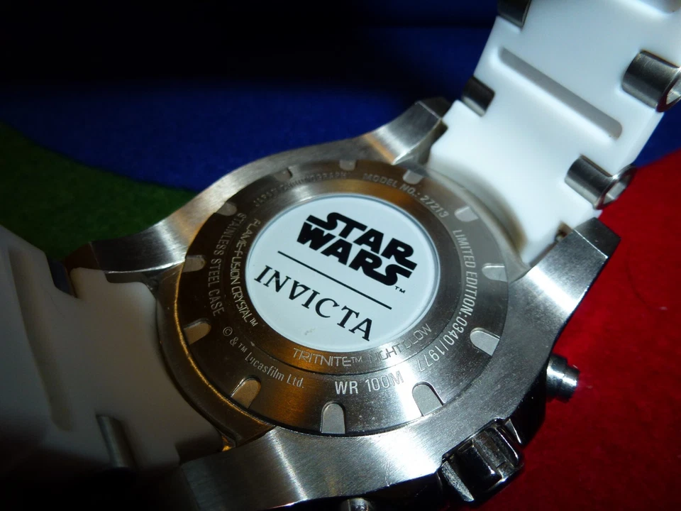 Reloj Invicta 27213 Star Wars Captain Phasma, Cronógrafo Limitado 0340/1977 52mm Foto 2 de 4