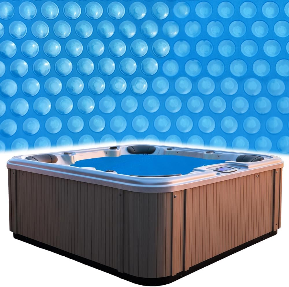 SPA and Hot Tub Bubble Cover, 12Mil 7X7 Foot Square Hot Tub 