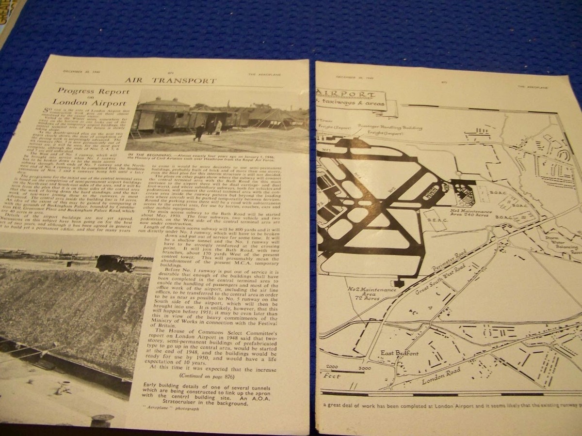 1949 LONDON HEATHROW AIRPORT 