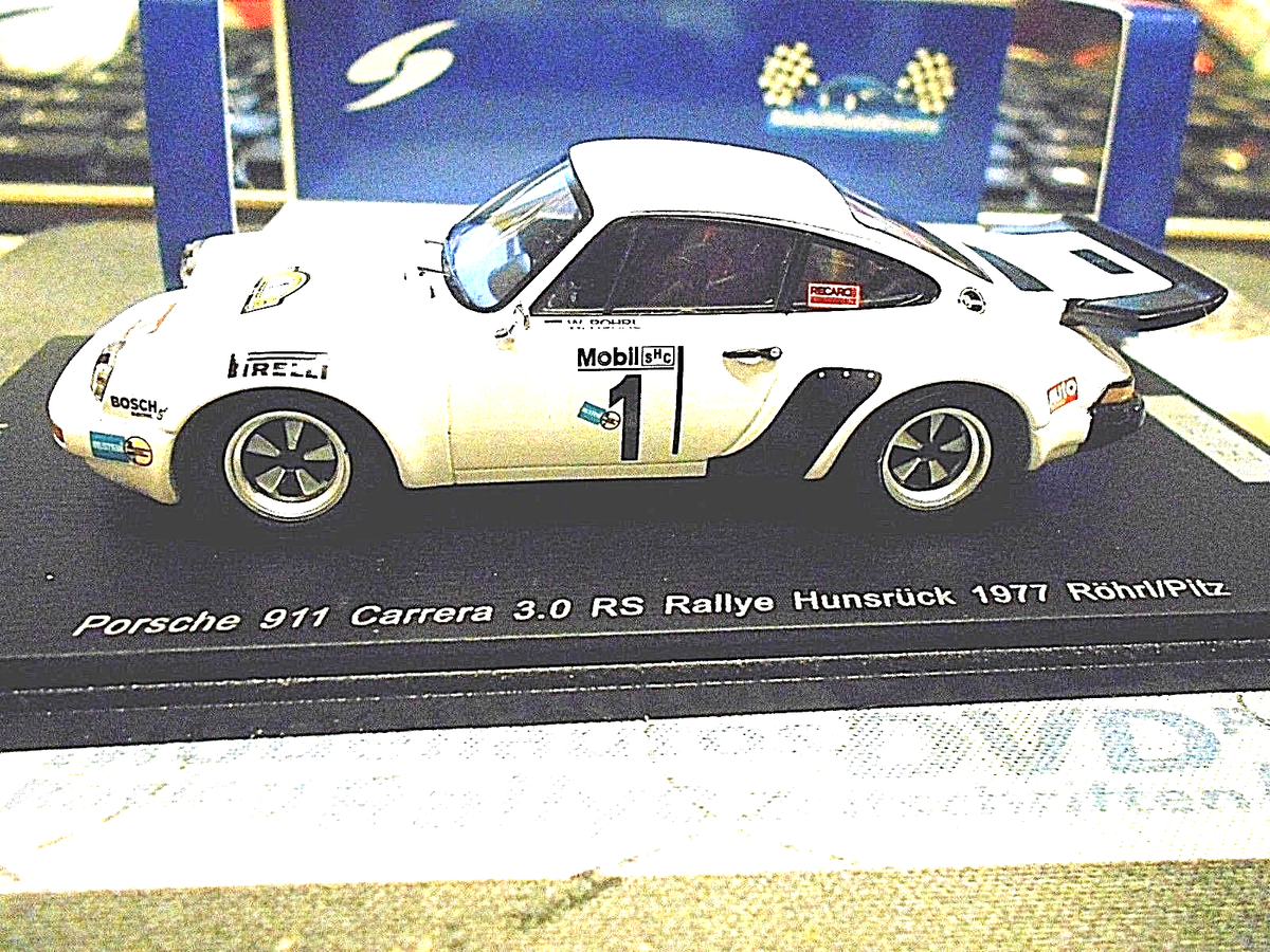 Porsche 911 Carrera 3.0 RS Rallye Hunsrück 1977 - Röhrl/Pitz - Spark 1/43