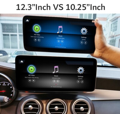 12.3'' Car Screen Android GPS CarPlay For Mercedes Benz E-Class