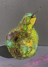 Original abstract painting oil on canvas board 5x7 in by Anastasiya Kimachenko