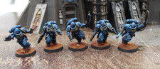 5x Ultramarines Assault Intercessors, Masterfully Painted, ID 2658