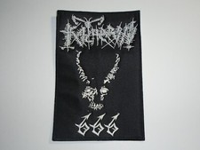 KATHARSIS BLACK METAL EMBROIDERED PATCH 