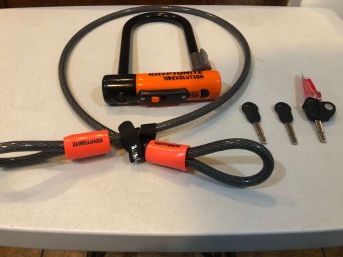 Kryptonite Evolution Mini-7 Fahrrad U-Lock mit Kabel (neu offene Box) - Bild 2 von 2
