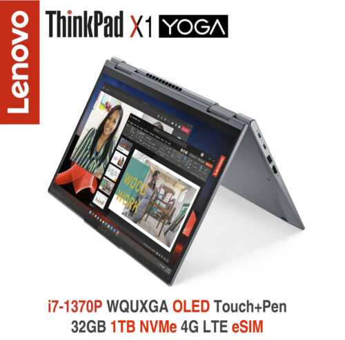 ThinkPad X1 Yoga Gen 8 i7-1370P WQUXGA OLED 32GB 1TB 4G 4Y Premier Plus Warranty - Photo 1/13
