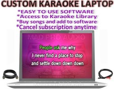 Karaoke computer laptop for HOME. Actually, spend time reading ad 