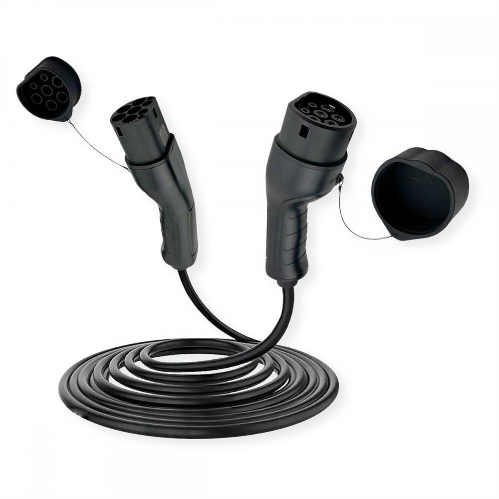 3161800 Secomp ROLINE EV-Ladekabel Typ2 3-Ph. 32A 22kW 7.5m (19.08.0027)