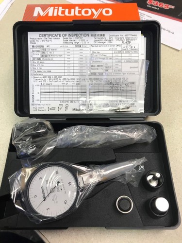 MITUTOYO 513-402-10T .03 HORIZONTAL TEST INDICATOR - COMPLETE WITH ACCESORRIES - Picture 3 of 7