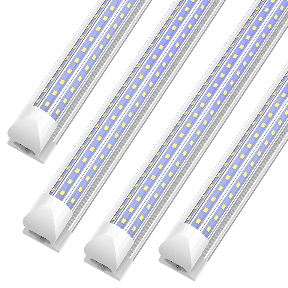 8FT T8 LED Tube Lights 120W 8 Foot Led Shop Lights Linkable Utility Fixtures ETL - Image 2 of 4