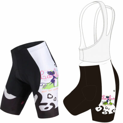 Fahrradshorts Damen Gepolstert Bib Shorts Trägershorts Trägerhose Kurz S-5XL