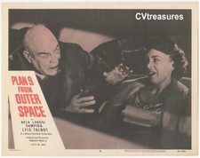 Plan 9 from Outer Space Horror Movie Poster Lobby Card Ed Woods Bela Lugosi B