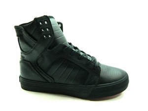 supra skytop black red