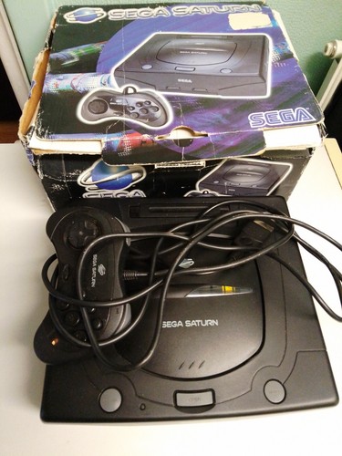 Sega Saturn Video Game Console Boxed , Retro Bundle , Sega - Picture 1 of 8