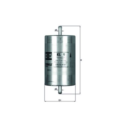 Fuel Filter For Peugeot 205 1.1 Mahle 156713 156778 9153580680 91535807 ...