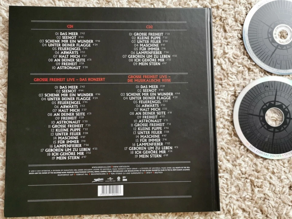 Unheilig Große Freiheit Live 2CD+2DVD Special Limited Edition Fotobuch RARITÄT - Bild 2 von 3