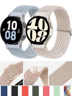 Uhrenarmband für Samsung Galaxy Watch Gear Huawei GT Nylon Solo Look 20/22 mm