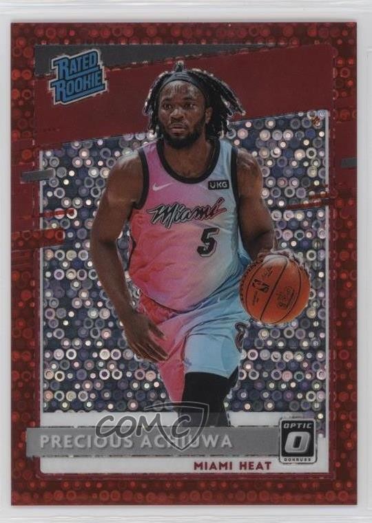 2020 Donruss Optic Rated Rookie Fast Break Red Prizm 25/85 Precious Achiuwa 7j5