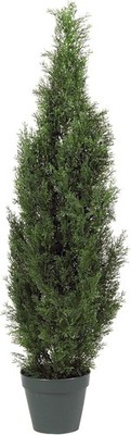 4FT Faux Cedar Tree, Outdoor Front Porch Décor, Faux Cedar Tree Pine Tree in Nur