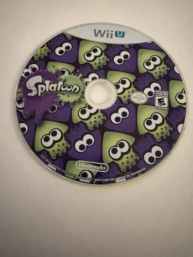 Splatoon (Wii U, 2015) Disc Only