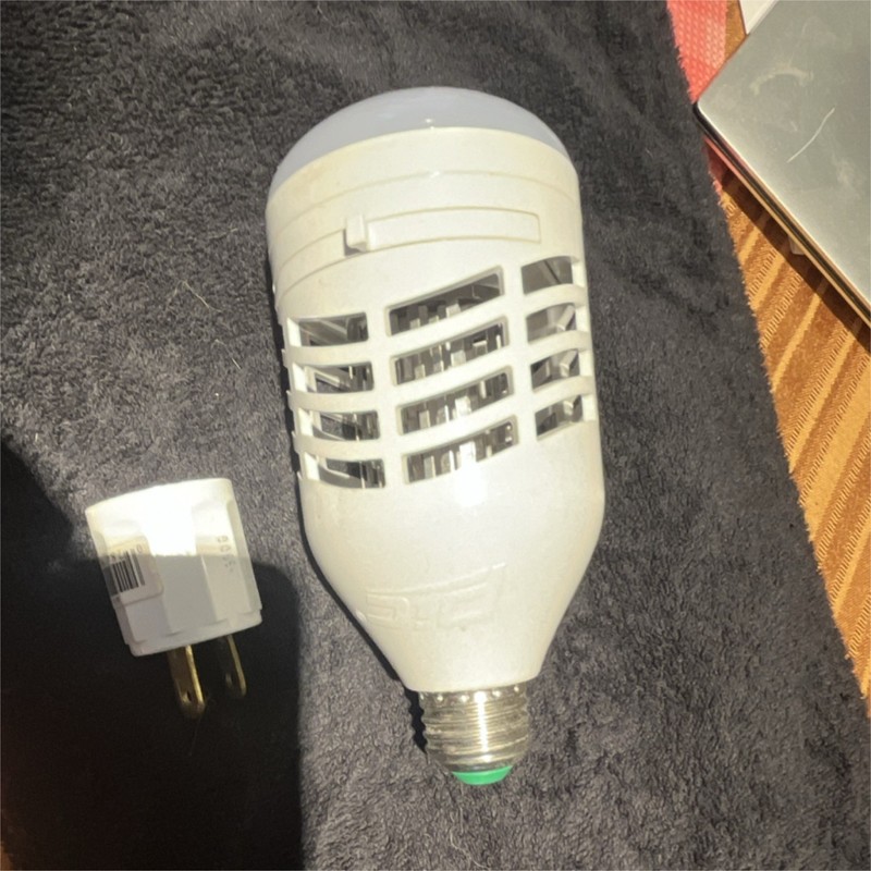 PIC MK-1000 Screw-In Electric Bug Zapper Bulb Fly/Mosquito w/ Adapter
