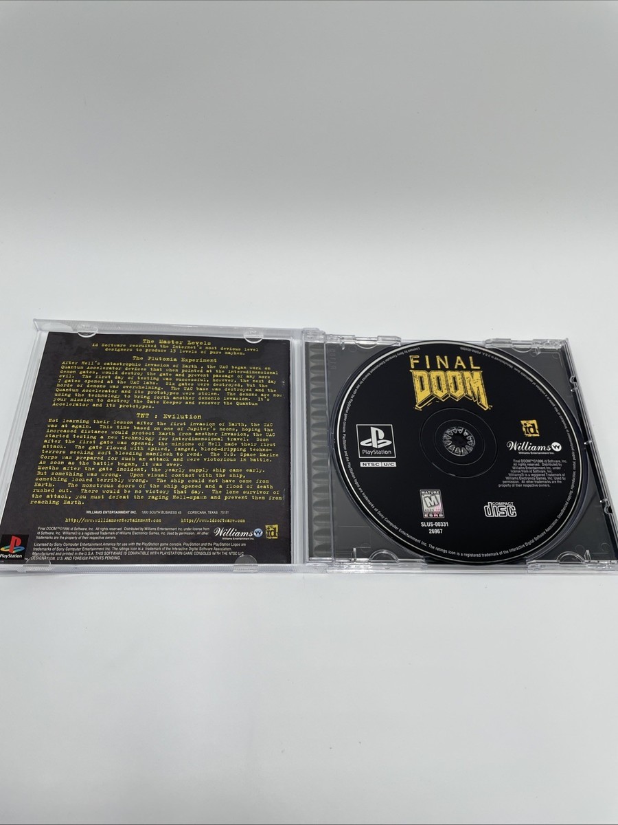 Final Doom PS1 Playstation 1 Complete CIB | eBay