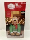 Holiday Time Festive Bulldog Inflatable Airblown 3 FT Christmas Yard Decor