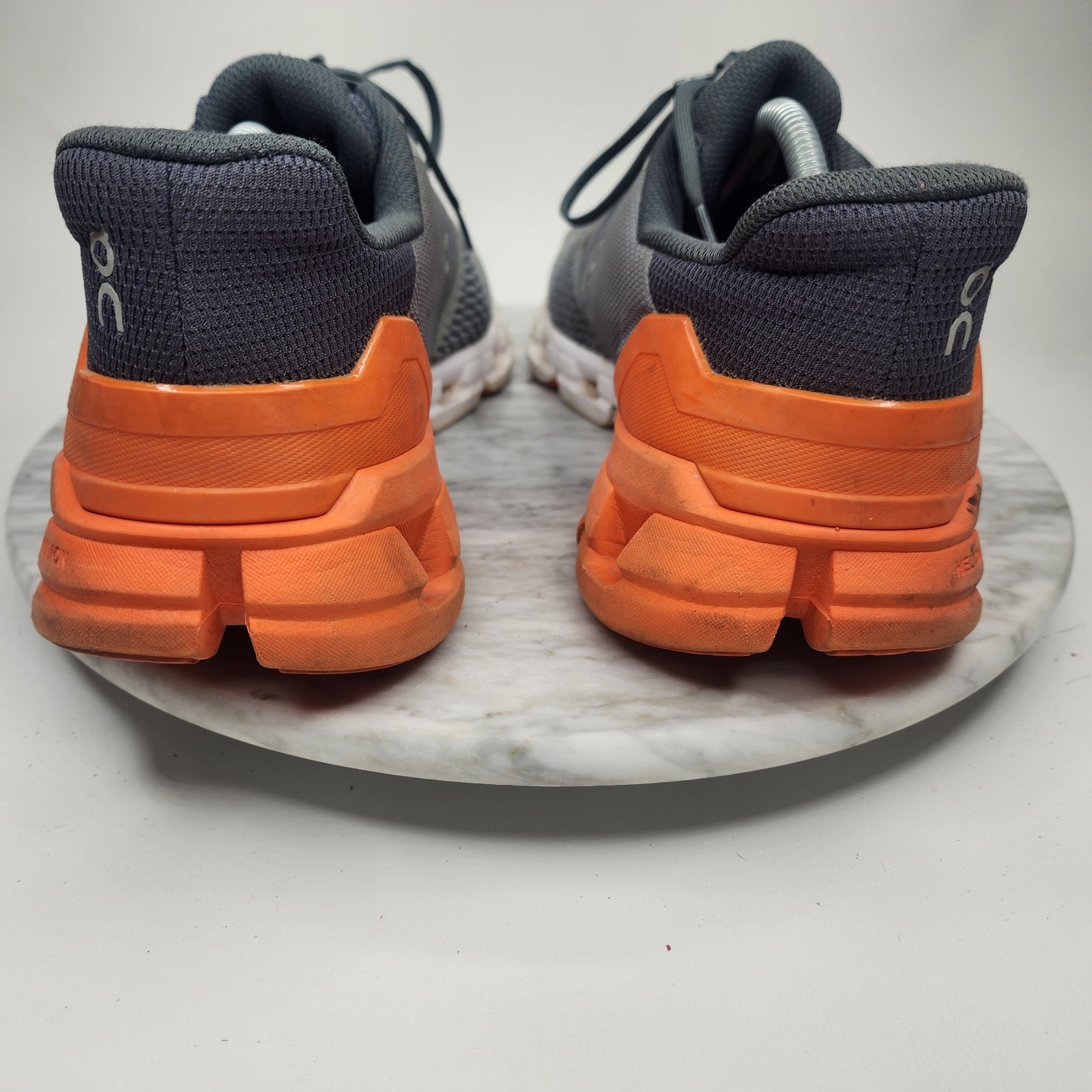 On Cloud CloudFlyer Grey Orange Running Comfort A… - image 5