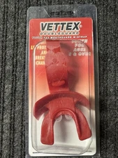 Vettex Youth Double Guard Mouth Guard with Lip Protection RED NEW