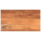 Table Top Solid Acacia Natural Wood 100x60x2.5cm Rustic Replacement Slab Dining